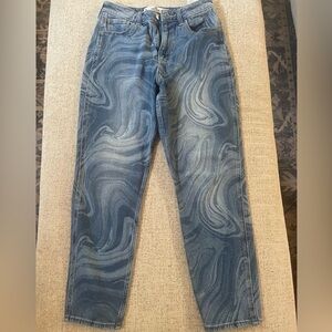 Hollister Blue Swirl womens jeans